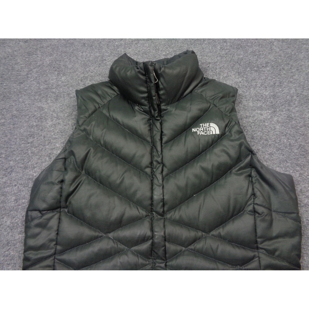 The North Face 550 Fill Down Vest Black Womens Small Puffer Quilted - Picture 4 of 11